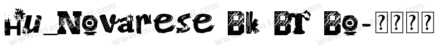 Hu_Novarese Bk BT Bo字体转换